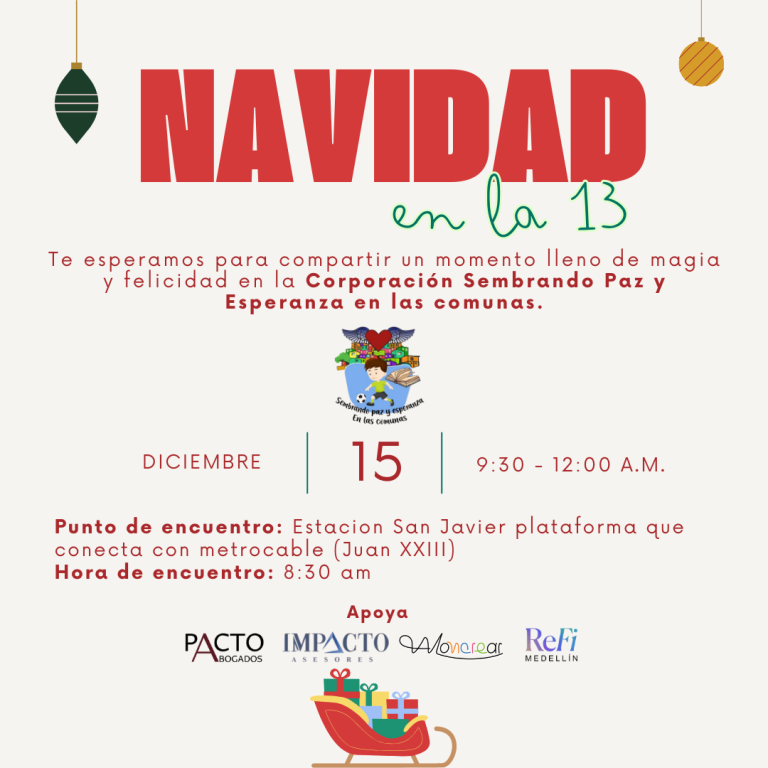 Navidad en la 13: Sembrando Sueños y Sonrisas con Transformarte